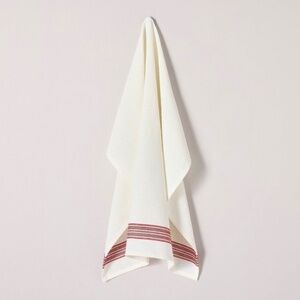 Hearth & Hand Magnolia Christmas Stripe Flour Sack Kitchen Towel White/Green/Red